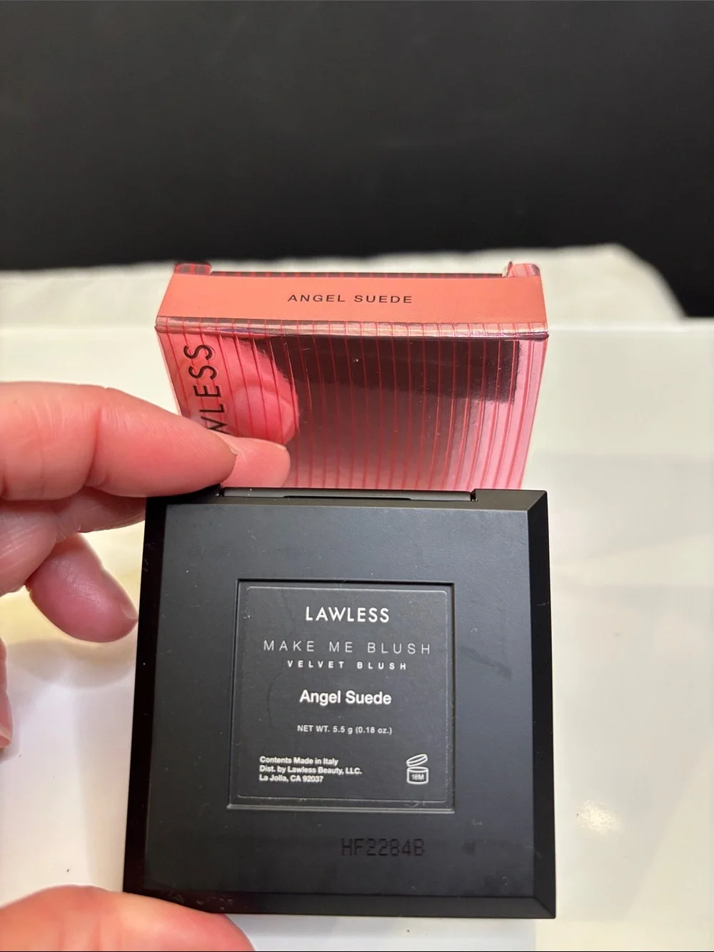 Lawless Make Me Blush Velvet Blush in Angel Suede